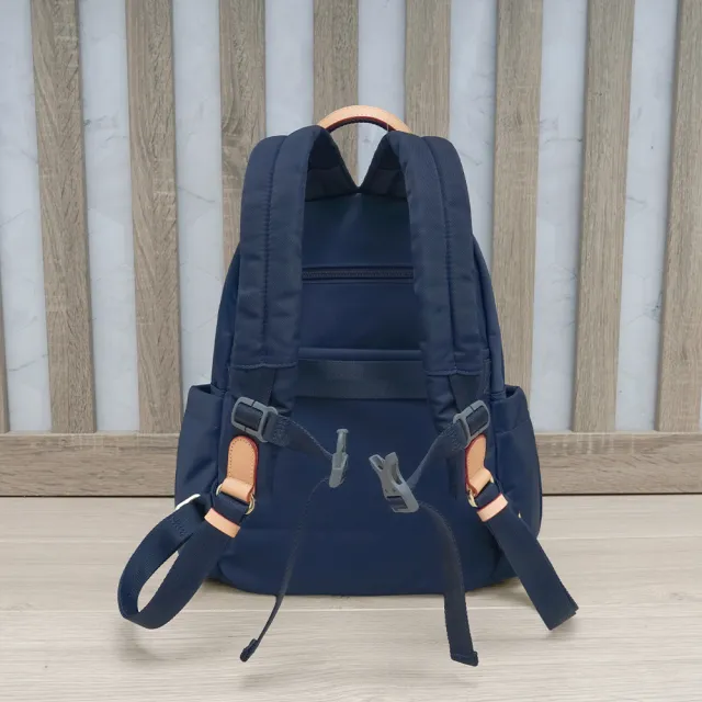 【OMC】雙11 必buy寬側袋附胸扣旅行休閒後背包03531A(深藍)