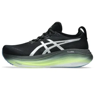 【asics 亞瑟士】GEL-NIMBUS 27 LUXE 男款 白金系列 緩衝 慢跑鞋(1011C030-001)