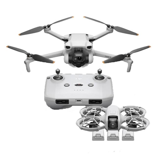【DJI】Mini 3 空拍機+Neo 三電池版雙機組(聯強國際貨)