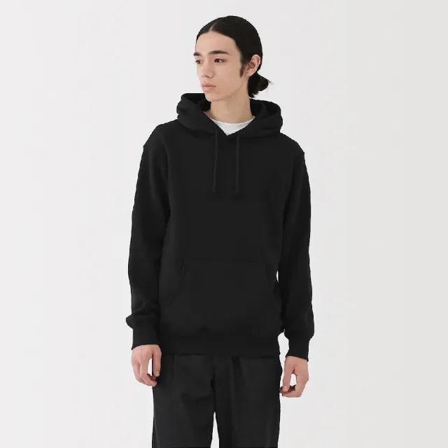 【MUJI 無印良品】男裏毛連帽上衣(灰色/墨灰/黑色/象牙白/深藍)