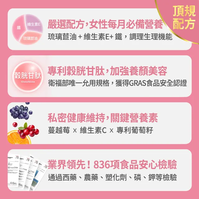 【FJ 豐傑生醫】醇漾容-30包/盒(養顏美容飲ｘ女性健康維持)