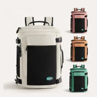 【BAGSMART】交換禮物 38L旅人擴充後背包(防盜背包 原廠保固 旅行背包 登山背包 大容量)