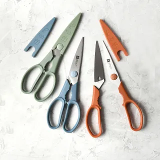 【ZWILLING 德國雙人】Now S可拆式廚房多用剪刀2件組-附刀套(德國雙人牌集團官方直營)
