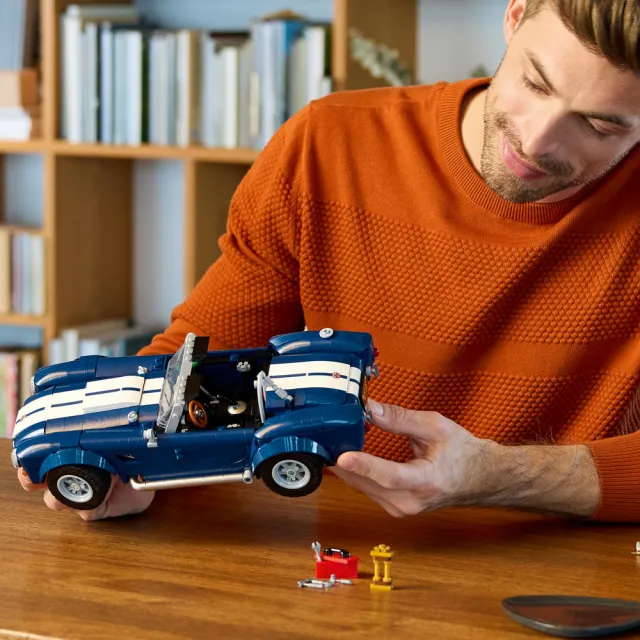【LEGO 樂高】Icons 10357 Shelby Cobra 427 S/C(賽車模型 居家擺設 積木 玩具)