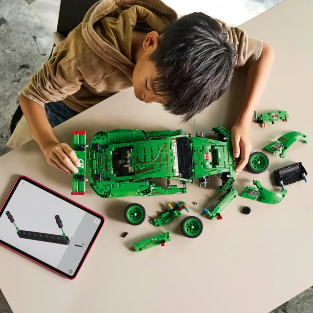 【LEGO 樂高】科技系列 42224 Porsche 911 GT3 R REXY AO Racing 賽車(保時捷跑車 賽車模型 積木 玩具)
