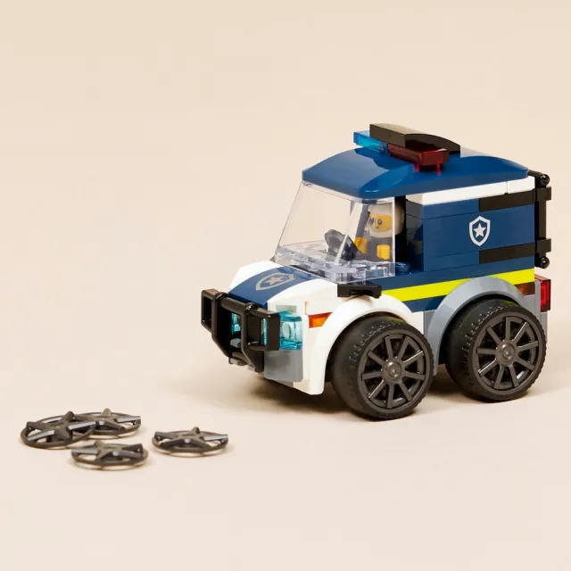 【LEGO 樂高】城市系列 60481 Rides－警用卡車(玩具車 創意力遊戲 積木 兒童玩具)