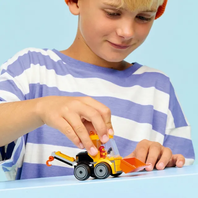 【LEGO 樂高】城市系列 60483 Rides－工程裝載機(玩具車 創意力遊戲 積木 兒童玩具)