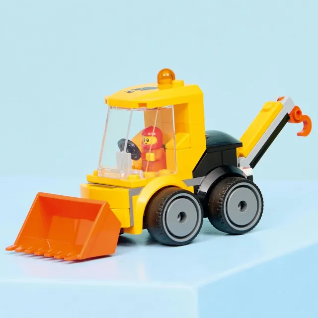 【LEGO 樂高】城市系列 60483 Rides－工程裝載機(玩具車 創意力遊戲 積木 兒童玩具)
