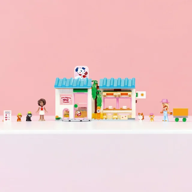 【LEGO 樂高】Friends 42677 狗狗點心烘焙坊(動物玩具 扮家家酒 積木 兒童玩具)