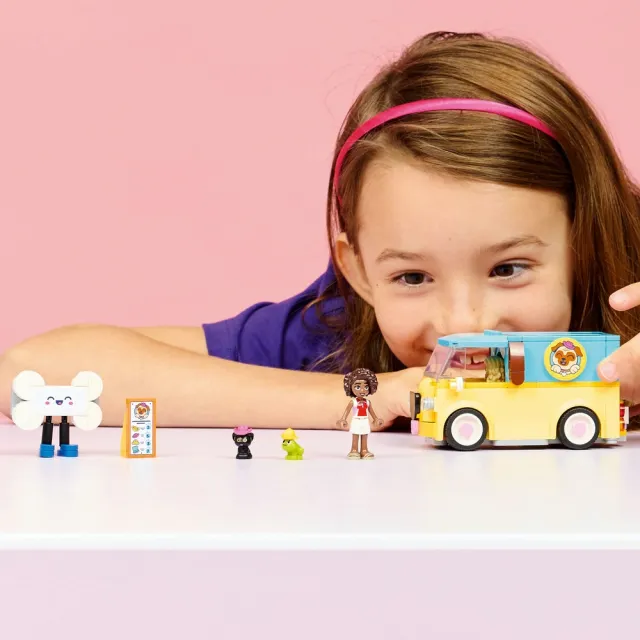 【LEGO 樂高】Friends 42678 寵物飾品車(玩具車 扮家家酒 積木 兒童玩具)