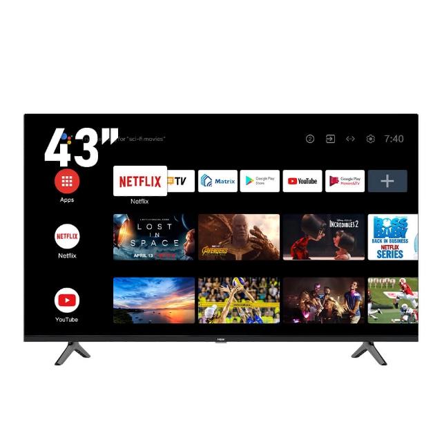 【Haier 海爾】43型 FHD LED Android TV 智慧聯網顯示器(H43K7FGD)