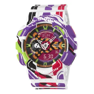 【CASIO 卡西歐】G-SHOCK 新世紀福音戰士聯名錶款 GA-110EVA30-7A_51.2mm
