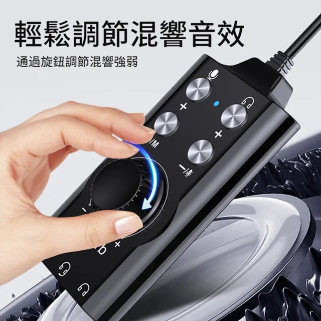 【ANTIAN】Type-C/USB外接式免驅外置聲卡 手機/電腦兩用聲音轉接器 直播美聲器 變聲器