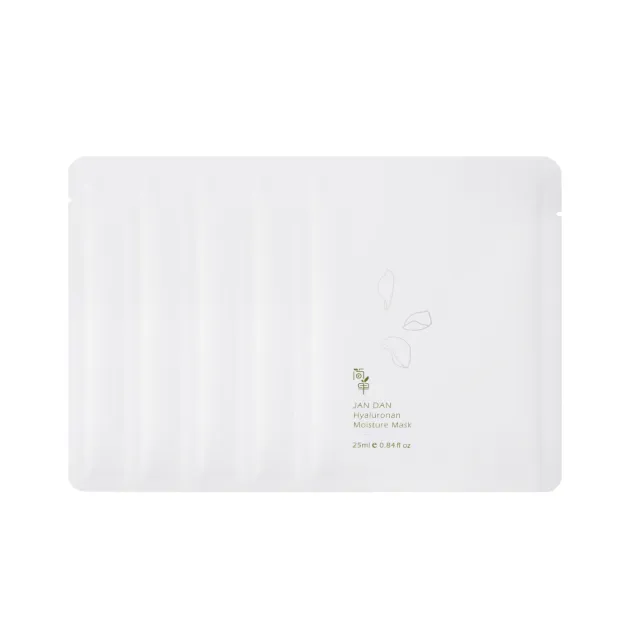 【JAN DAN 簡單】玻尿酸水潤面膜 5入組(水潤面膜)