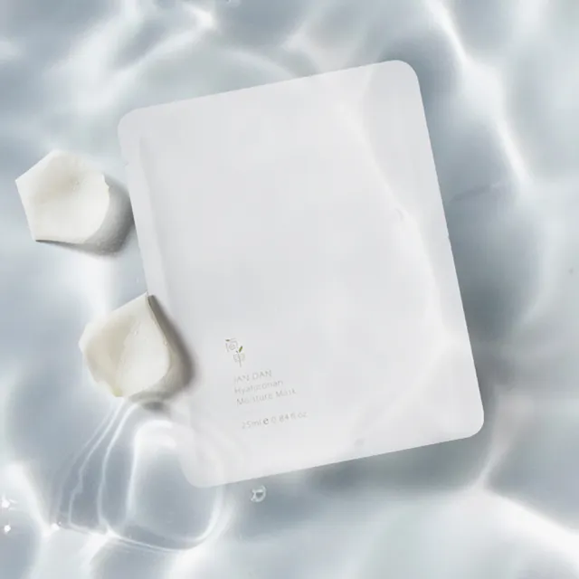 【JAN DAN 簡單】玻尿酸水潤面膜 5入組(水潤面膜)