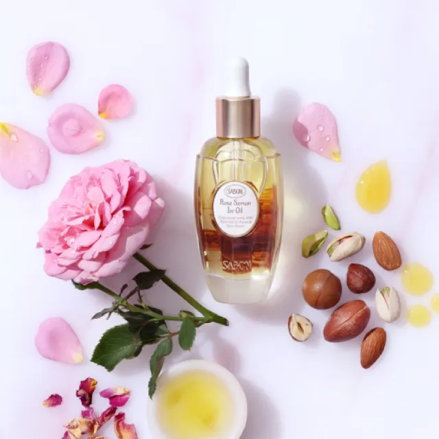 【SABON】官方直營 大馬士革玫瑰有機光燦精華油50ml