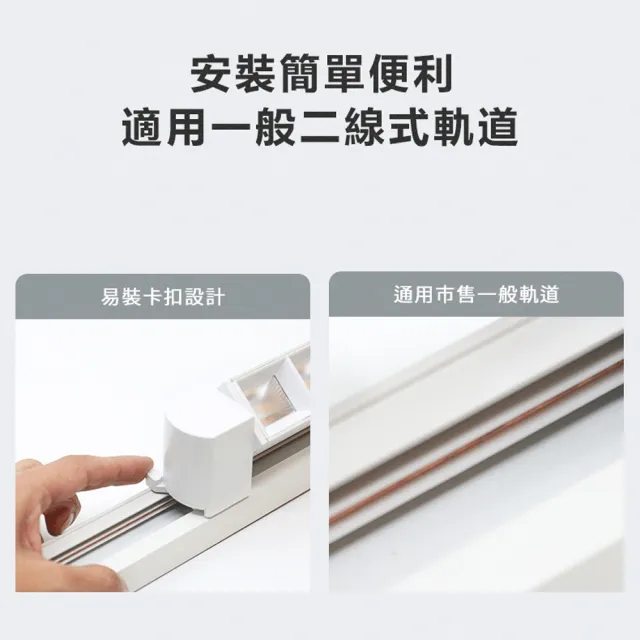 【GENTECH】翻轉線軌道燈 40W 聚光(高演色Ra90)