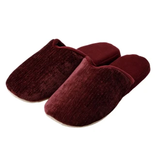 【NITORI 宜得利家居】包頭室內拖鞋 GLITTER VELOR DRO M DH(DECO HOME 室內拖鞋 拖鞋 鞋)