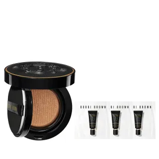 【Bobbi Brown 芭比波朗】霧光持久氣墊粉餅(SPF40 PA+++/柔霧小黑盒/持妝/遮瑕/控油/粉底/防曬)