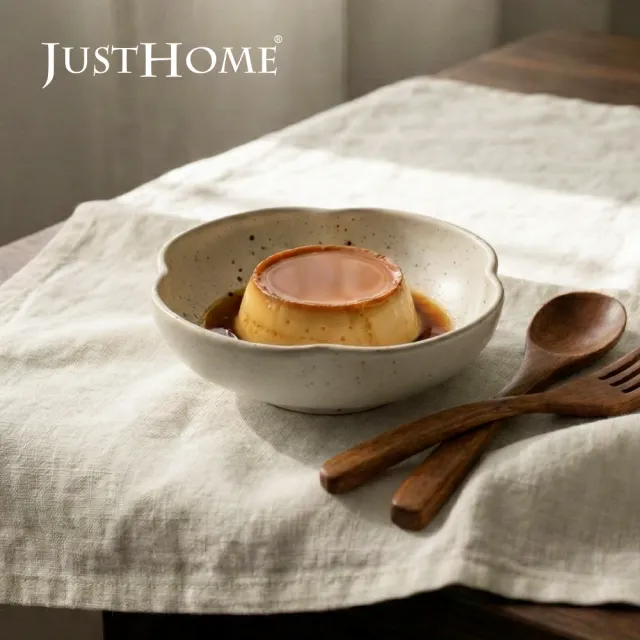 【Just Home】日式古樸窯燒陶瓷4吋雲朵碟-4色可選(可微波 120ml 碗 盤 餐具 深盤 小菜碟)