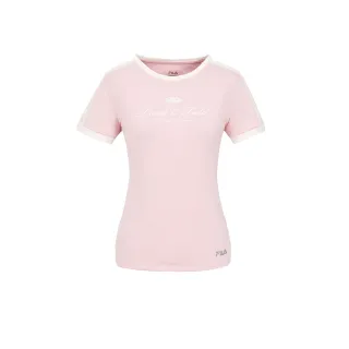 【FILA】女短袖圓領T恤-粉色(5TEA-1319-PK)