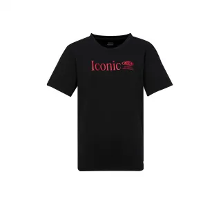 【FILA】男吸濕排汗短袖圓領T恤-黑色(1TEA-1302-BK)