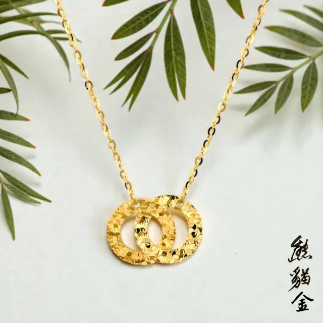 黃金項鍊心心相繫1.29錢(黃金項鍊)