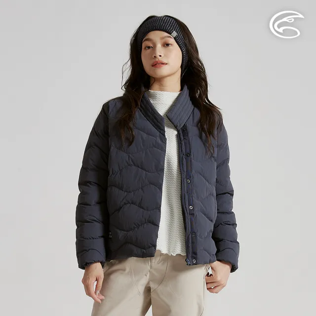 【ADISI】女SMAWARM BALL海洋溫控超撥水防風保暖造型領外套 AJ2521060(防潑水 蚵技棉 環保紗 保暖外套)