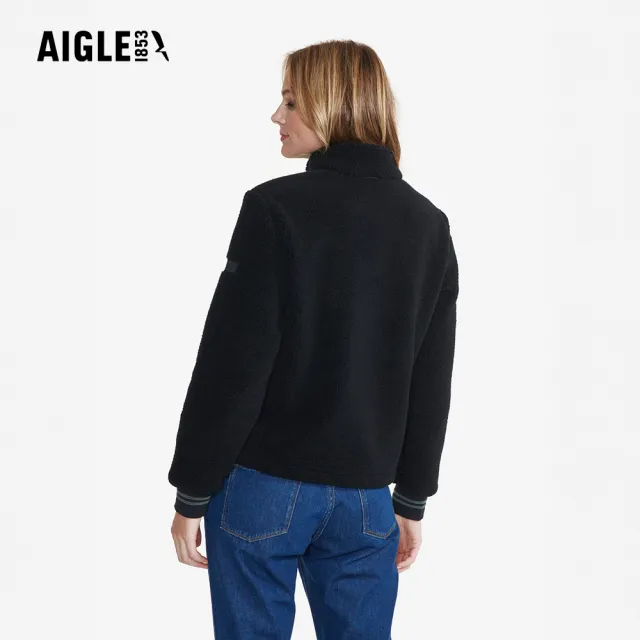 【AIGLE】女 雪巴刷毛保暖外套｜AG-FBB64(女外套  保暖外套 刷毛衣 刷毛外套)