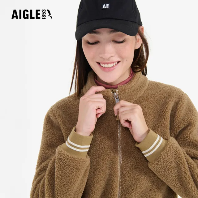 【AIGLE】女 雪巴刷毛保暖外套｜AG-FBB64(女外套  保暖外套 刷毛衣 刷毛外套)