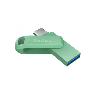 【SanDisk 晟碟】Ultra Go Type-C 雙用隨身碟草本綠128GB(公司貨)
