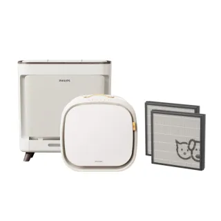 【Philips 飛利浦】毛小奈系列雙機組★標準版AC3681+Lite AC3360