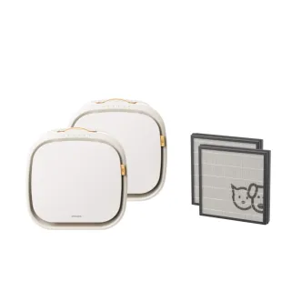 【Philips 飛利浦】雙入組★毛小奈Lite 寵物空氣清淨機★適用13-15坪(AC3360/80)