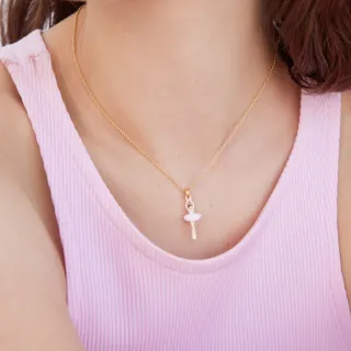 【Les Nereides】迷你芭蕾-柔膚粉項鍊