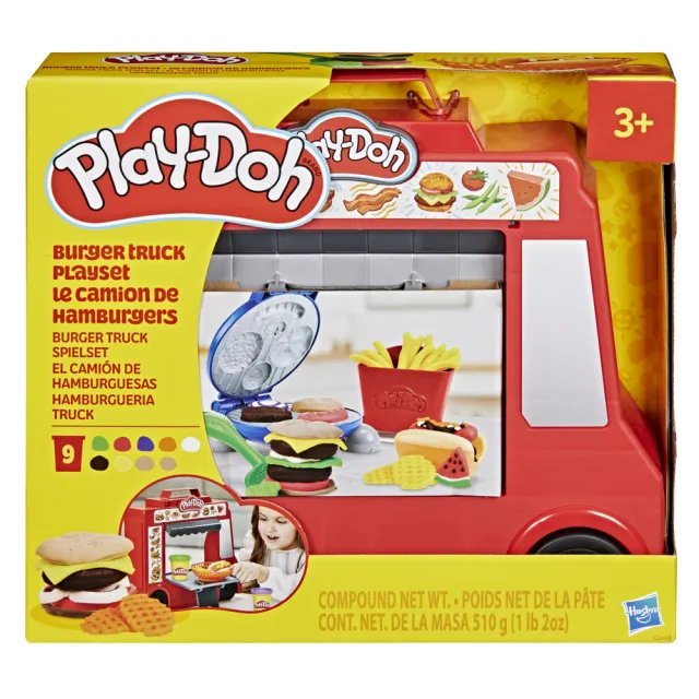 【PLAYDOH 培樂多】黏土系列(漢堡餐車遊戲組)