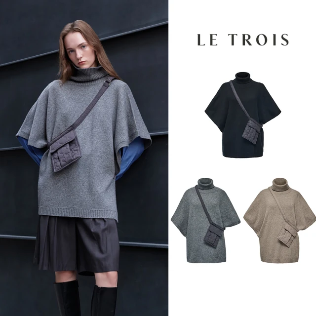 LETROIS時尚風采喀什羊絨斗篷