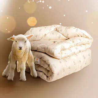 【田中保暖試驗所】單人4.5X6.5尺 100%紐西蘭純新小羊毛被 國際羊毛局認證 台灣製(單人羊毛被)