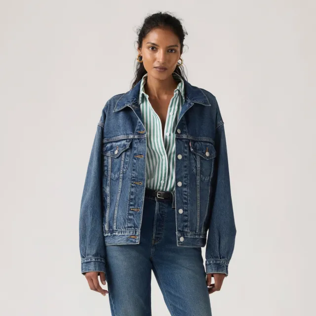 【LEVIS】90年古著牛仔外套 牛仔外套 女生上衣 人氣新品 A1743-0154