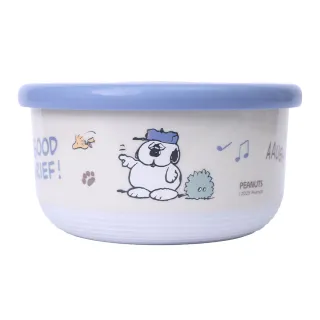 【HOUSUXI 舒希】史努比－歐拉夫 不鏽鋼雙層隔熱碗1200ml-A3