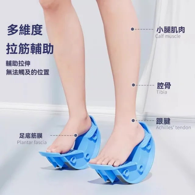 【佳美多】比目魚肌踩踏板 拉伸訓練器 斜踏 室內腳踏 練習定向 抗阻跟腱鍛煉 健身器材(黑色壹對裝)