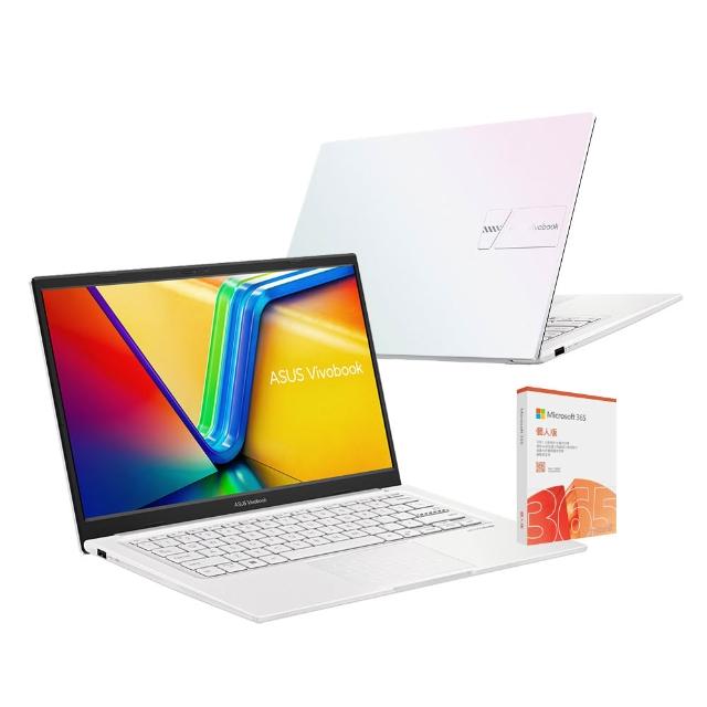 【ASUS】微軟M365一年組★14吋Core5輕薄筆電(K1404VA/Core5-120U/16G/512G SSD/W11/VivoBook 14)