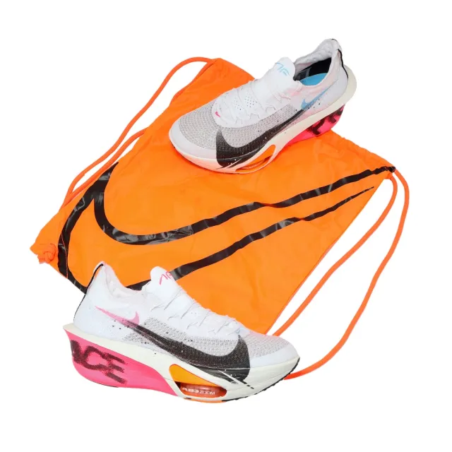 【NIKE 耐吉】競速跑鞋 Air Zoom Alphafly Next% 3 男鞋 碳板 氣墊 鴛鴦 粉紅 藍(IM6673-100)