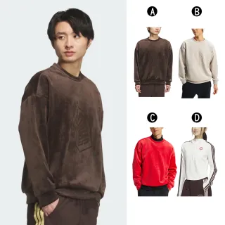 【adidas 愛迪達】圓領長袖T恤 新年 NYR GFX SWT 男女 A-KE4067 B-KE4068 C-KE4069 D-KH2714