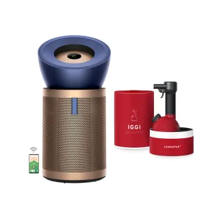 【dyson 戴森】BP04 強效極靜甲醛偵測空氣清淨機(普魯士藍及金色)(超值組)