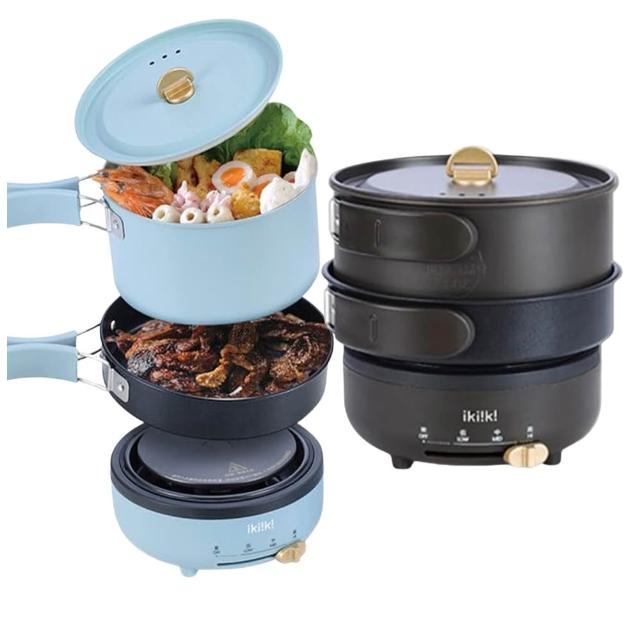 Ikiiki伊崎 IK-MC3402 電熱水壺,容量1~2公升,採用304不鏽鋼材質耐用安全,電壓110V/60Hz,消耗功率400~500W快速沸騰。尺寸約W165xD182xH97mm,重量僅1.2kg,輕巧便攜,配件含上蓋,產地中國,保固1年,BSMI許可字號R73087。適閤家庭辦公室使用,高效省電的必備家電。 Ikiiki伊崎 IK-MC3402