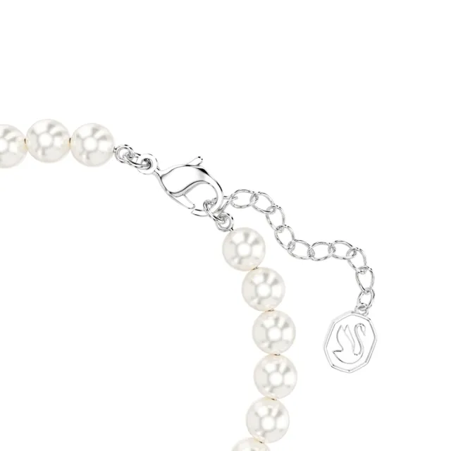 【SWAROVSKI 施華洛世奇】官方直營 Remix Collection Strand 鍍白金色 | 5669529