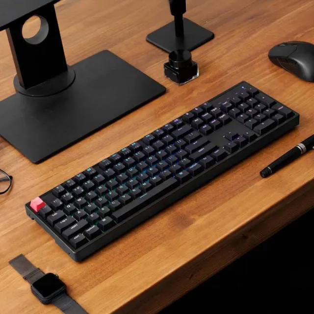 【Keychron】K10 第二代 全尺寸 雙模機械鍵盤 RGB 熱插拔 網頁QMK改鍵 適用Mac 透光鍵帽(英文版本)