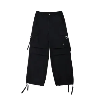 【CONVERSE】Workwear Cargo Woven Pant 長褲 女款 黑色 工裝口袋 WCJ139-023