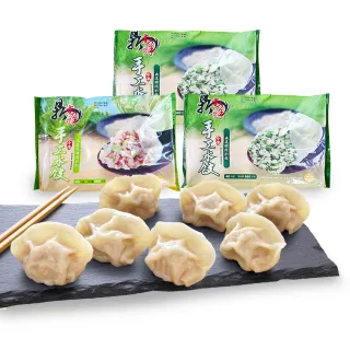 【四海遊龍】鼎尚鮮手工大水餃40粒/6盒/箱(高麗菜豬肉/韭菜豬肉)