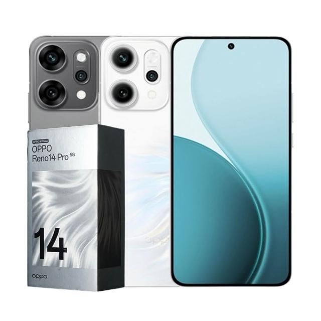 OPPO Reno 14 Pro 是一款高階旗艦手機,搭載 MediaTek Dimensity 8450 八核心處理器,擁有 6.8 吋高解析度螢幕(1272 × 2800 Pixels),5000 萬畫素主鏡頭與前鏡頭,12GB RAM 與 512GB ROM 儲存空間,支援 5G 與 4G LTE 網路。機身輕薄設計,重量約 201g,電池容量達 6200mAh,提供長時間使用。機身尺寸為 163.35 x 76.98mm,厚度約 7.48mm(鈦霧灰)或 7.58mm(絢彩白)。內附螢幕保護貼與保護套,並具備視訊鏡頭、藍芽功能。 OPPO Reno 14 Pro